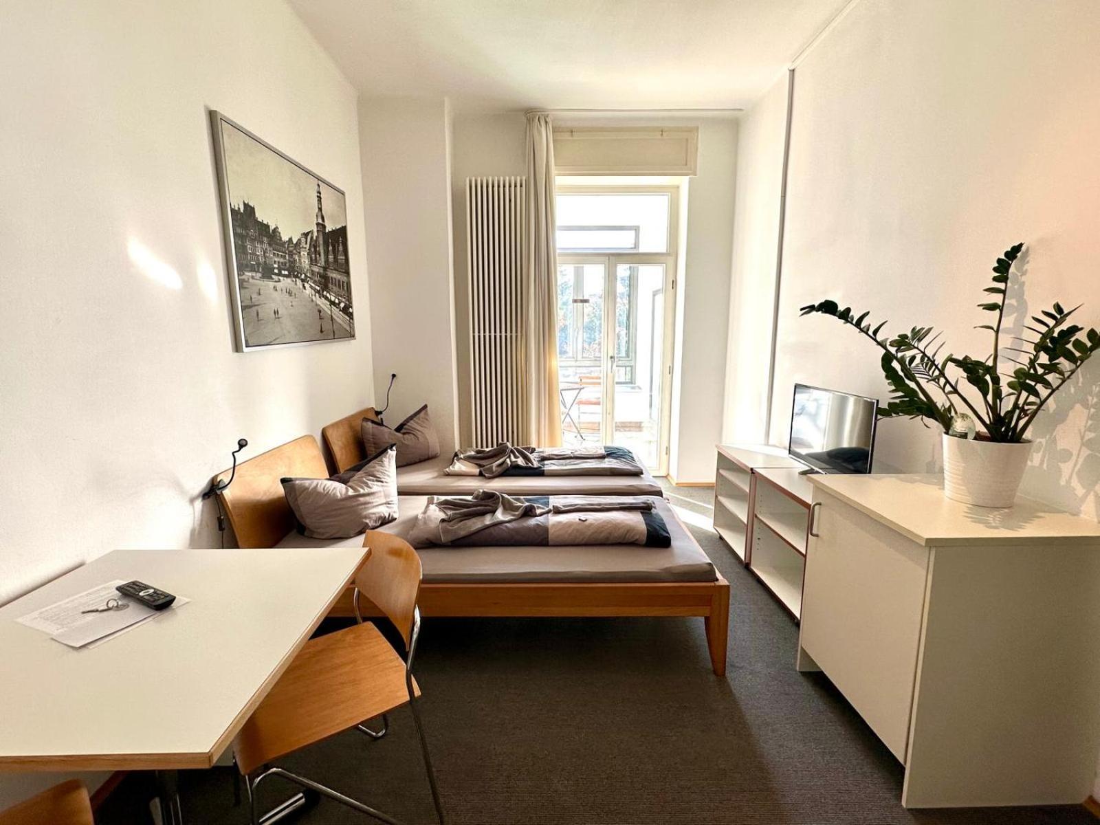 Ferienwohnungen Und Apartmenthaus Halle Saale - Villa Mathilda Szoba fotó